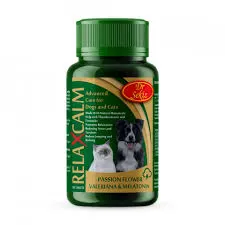 RelaxCalm, Supliment Nutritional Pentru Caini si Pisici, 100 Tablete