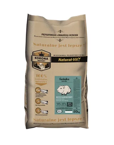 NATURAL-VIT Korona Natury hrana completa pentru porcusori de Guineea 10 kg