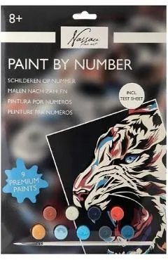 Pictura pe numere: Tigru