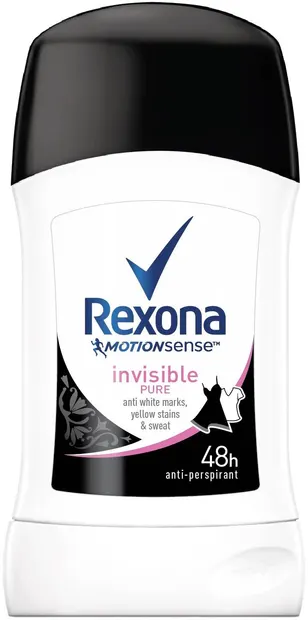 Rexona Stick antiperspirant Invisible Pure, 50 ml