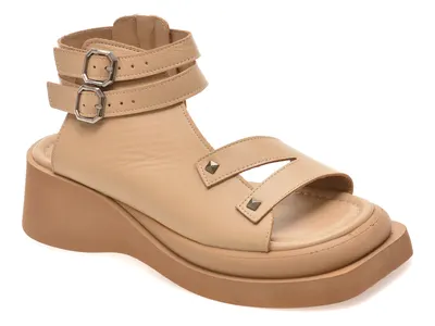 Sandale GRYXX bej, 208423, din piele naturala