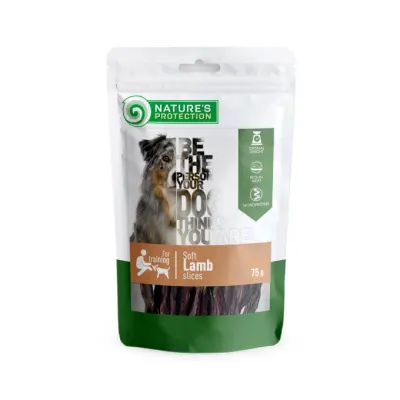Gustari pentru caini, Nature's Protection, miel, 75 g