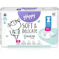 BELLA Baby Happy Soft&Delicate scutece de unică folosință cu canale Newborn 2-5 kg 42 buc