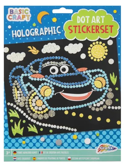 Set de stickere pentru pictura cu margele Moxy - Mașină