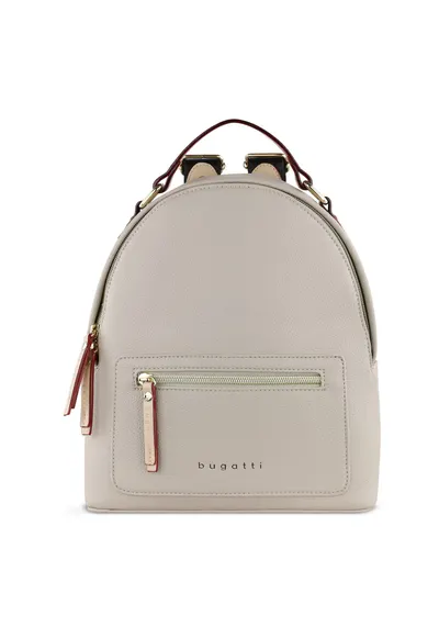 Rucsac dama Ella - piele ecologica - 496630S negru - Bej