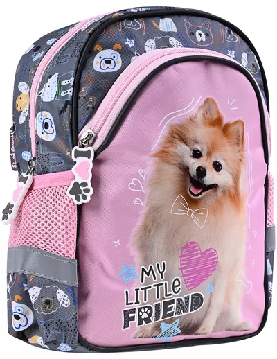 Ghiozdan pentru grădiniță St. Majewski My Little Friend - Sweet Pomeranian, 1 compartiment