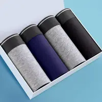 Set 4 perechi de boxeri pentru barbati, CH003, Multicolor