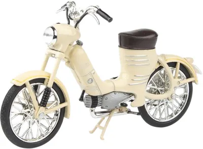 Model de colecție Abrex Modern: motociclete - Jawa 50 Pionyr Parez (1955) - Ivory