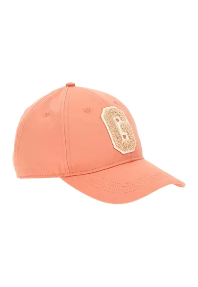 Sapca cu aplicatie din material terry - Coral