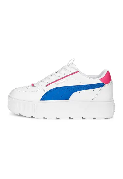 Pantofi sport flatform Karmen Rebelle - Alb/Albastru