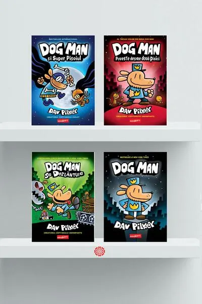 Pachet Seria Dog Man - Hardcover - Dav Pilkey