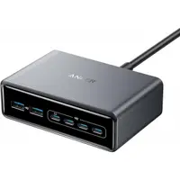 Incarcator Statie Anker Prime, 200W, 3A, 2 x USB-A - 4 x USB-C, Negru A2683341