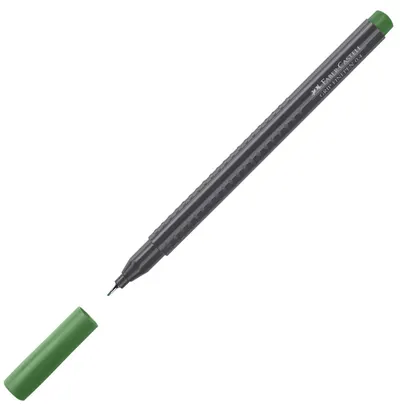 Liner Faber-Castell Grip - Verde, 0.4 mm