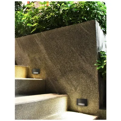 Lampa trepte KRYPTON Inchis Gray Aluminiu LED 3 Wat 270 Lm 3000K, 220-240 Volt 50Hz Beam 15 degrees -IP54