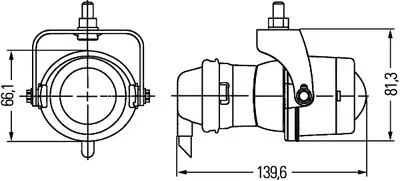 Proiector ceata Dreapta Stanga (H3)