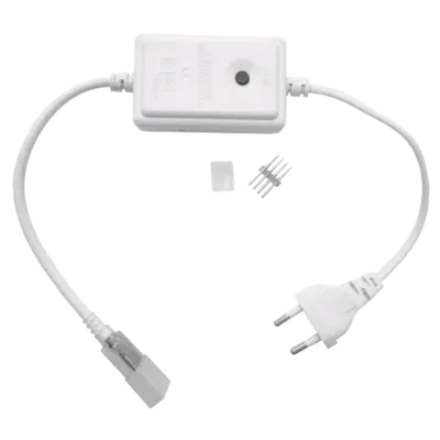 Alimentator + controller banda LED RGB cu stecher, 220V