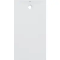 Cadita de dus dreptunghiulara, din rasina de piatra, alba, 140x100x4 cm, pentru inzidire, Geberit, Olana