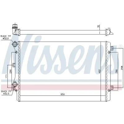 Radiator, racire motor NISSENS 65279A