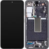 Display cu Touchscreen Samsung Galaxy S23 S911, cu Rama, Negru (Phantom Black), Service Pack GH82-30480A