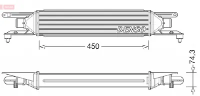 Intercooler Potrivit Alfa Romeo Mito; Fiat Grande Punto, Punto, Punto Evo 1.3d 08.08