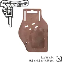 Jucarie - Pistol Cowboy cu toc, 12 capse