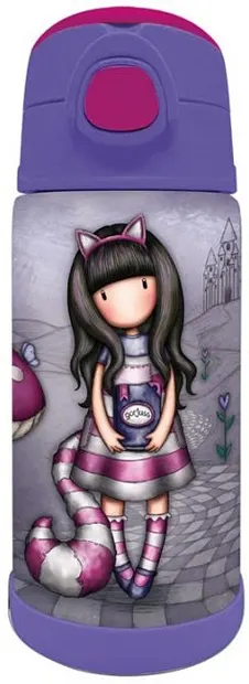 Sticlă termică Santoro Gorjuss - Cheshire Cat, 450 ml