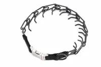 Zgarda forta, otel inoxidabil negru, ajustabila, 3.2 mm x 53 cm