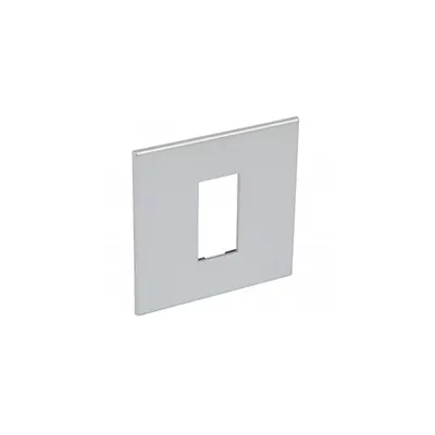 French and German standard plate versiune patrata 1 module - soft alu
