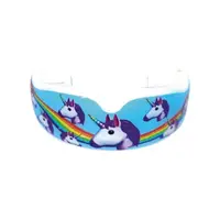 Protecție bucală albastră Prochocs v1 Unicorn și curcubeu