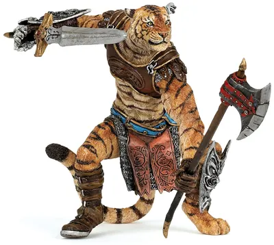 Figurina Papo Fantasy World – Razboinicul Tiger
