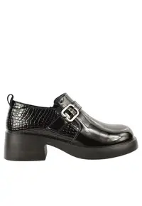 Pantofi casual - dama - X470010 - negru - piele naturala - Negru