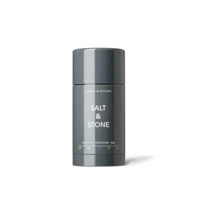 Deodorant natural pentru piele sensibila cu Santal si Vetiver, 75g, Salt & Stone