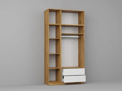 Dressing 123 cm Stejar Auriu C02