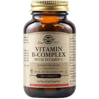 Complex Vitamina B cu Vitamina C, 100 tablete, Solgar
