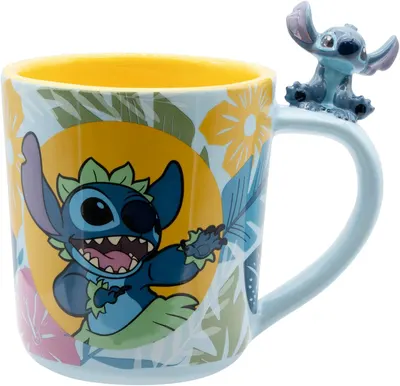 Cană 3D ABYstyle Disney: Lilo & Stitch - Hawaiian Stitch