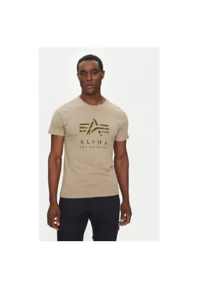 Tricou barbati 146506 - Bumbac - Bej - Bej