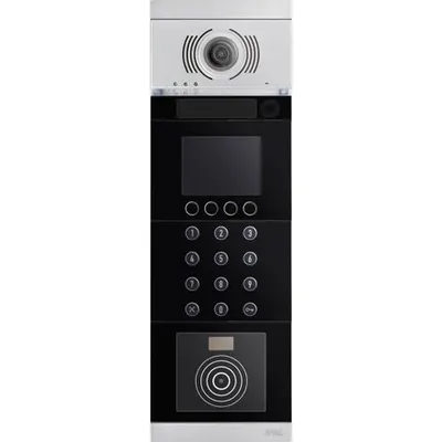 Panou Video Alpha Negru Ip Digital cu Cititor Mifare, Montaj Aparent