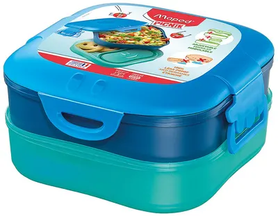 Cutie pentru mâncare Maped Concept Kids - Albastra, 1400 ml
