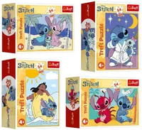 Puzzle mini Trefl din 54 piese - Stitch și lumea lui, sortiment