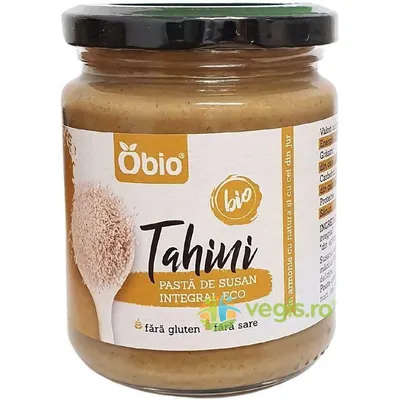 Tahini pasta de susan integral eco 250g Obio