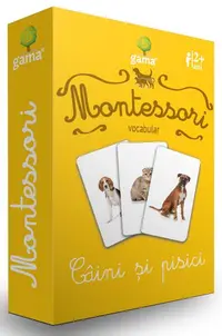 Câini și pisici. Cărţi de joc Montessori - Board book - ***