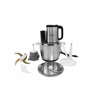 Tocator digital multifuncțional pentru legume și fructe, cu vas din inox de 3L, 4 programe, lame din titan și putere de 500W ZILAN / ZLN2757