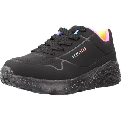 Pantofi sport copii Skechers Uno Lite - Rainbow S, Negru