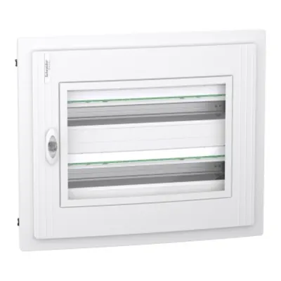 PrismaSet XS, Cofret cu montaj ingropat, 2x24 Module, material plastic, usa transparenta, cu 1 bloc terminal
