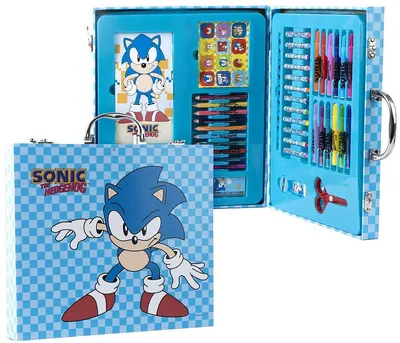 Set de pictură Cerda Sonic - În valiză, 42 piese