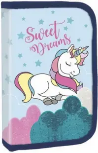 Penar scolar echipat Derform - Unicorn, Cu 1 fermoar