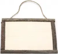 Semn din lemn Em Art- Panou publicitar cu frânghie, 200 x 155 mm