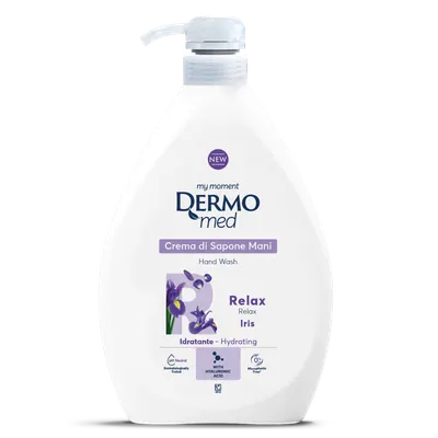 Dispenser Sapun lichid crema cu Iris, 1000ml, Dermomed
