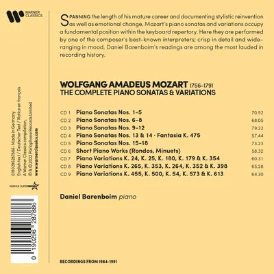 Mozart: Complete Piano Sonatas & Piano Variations (Box Set)