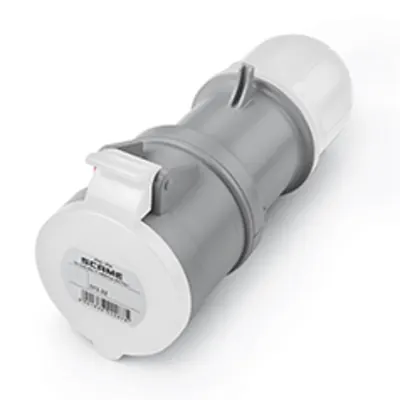 Conectorn32A 2P+E 8h >250V DC terminal cu surub